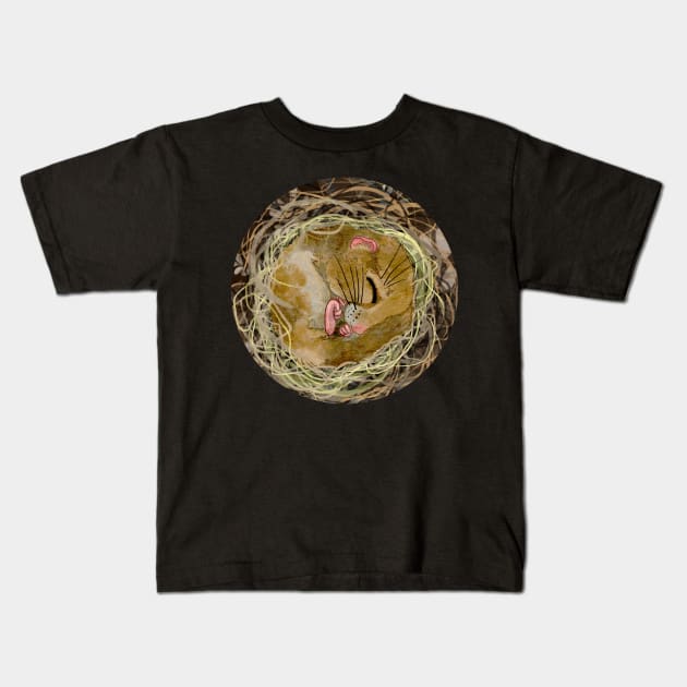 Dormouse Kids T-Shirt by KatherineBlowerDesigns